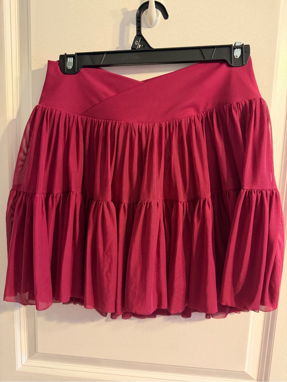 Women’s Blogilates Tiered Chiffon Skort in Berry